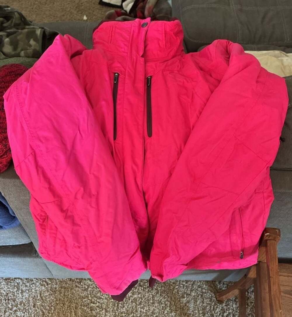 Columbia Interchange Omni-Heat Ski Jacket Size L Pink Winter